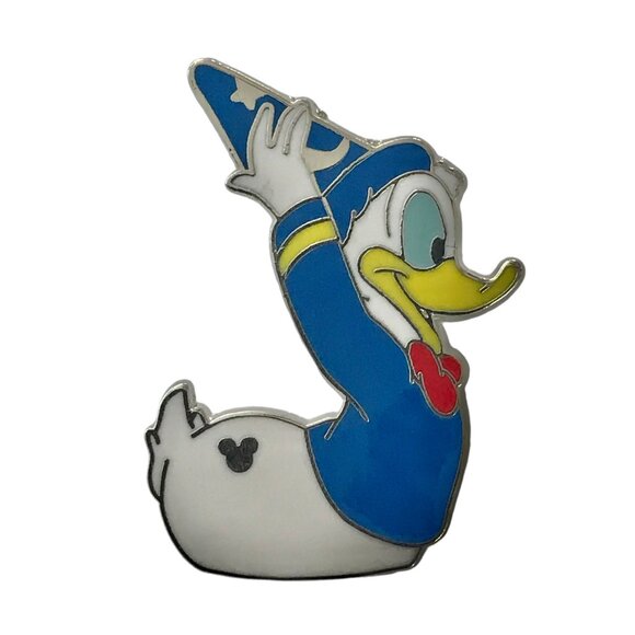Disney Donald Duck Trading Pin 2007 Hidden Mickey Sorcerers Apprentice Hat Cap - Picture 1 of 7
